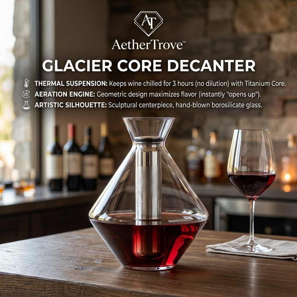 AetherTrove™ Glacier Core Decanter